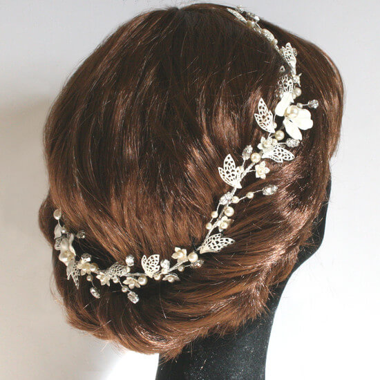 Extra Long Floral Hair Vine - Head To Toe Jewels